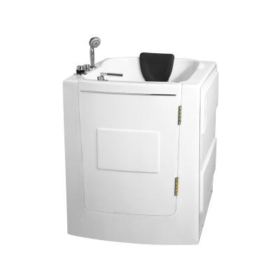 China K-8101 Disabled Safety Bathtub Leak Proof Material Eco-friendly Walk-in Bathtub With Seat Bathtub For Elderly for sale