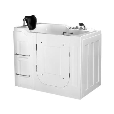 China K-8104 Eco-friendly Material Walk In Tub Shower Combo With Seat Bathtub For Disabled for sale