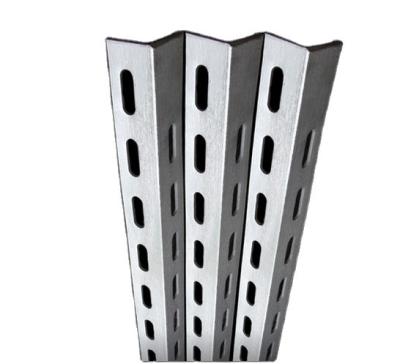 China Construction Structural Angle L Structure Mild Steel Profile Perforated Galvanized Iron Bar Mill Wholesale Price for sale