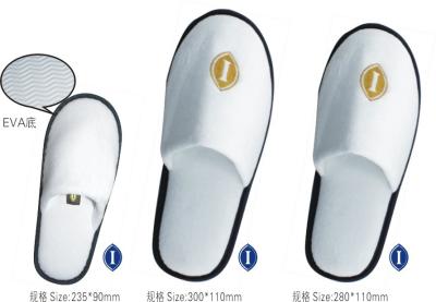 China Frau Stickerei-Logo Disposable Slippers For Guests-Mann300*110mm 280*110mm zu verkaufen