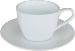 China De elegante de Inzamelingsespresso van het Verschijningshotel vormt Witte Ceramisch tot een kom Te koop