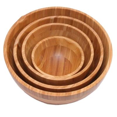 China Various Living Goods Size Bamboo Wooden Salad Bowl for sale