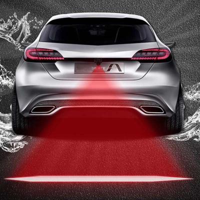 China Car Rear Lights Atmosphere Brake Light Roof Atmosphere Brake Auto Signal Indicators Red Laser LED Lights for sale