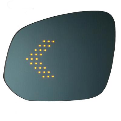 China Bluetooth Led Turn Signal Car Side Door Blue Glass Anti-Glare Wide Angle Heated Rear View Mirror For Toyota Rav4 Rav 4 Fender Glass for sale