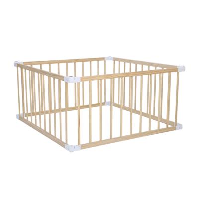 China Durable Child Safety Protective Playground Solid Wood Fence Is Now Baby Wood Fence for sale