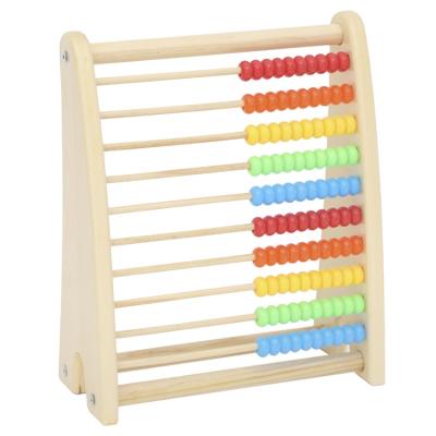 China Children Learning Educational Toys Children Wholesale Kids Learning Wooden Baby Abacus Counter Stand for sale