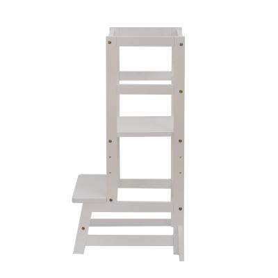 China (Other)Kids Kitchen Adjustable Safe Step Stool Kids Wooden Standing Tower Kids Learning Tower for sale