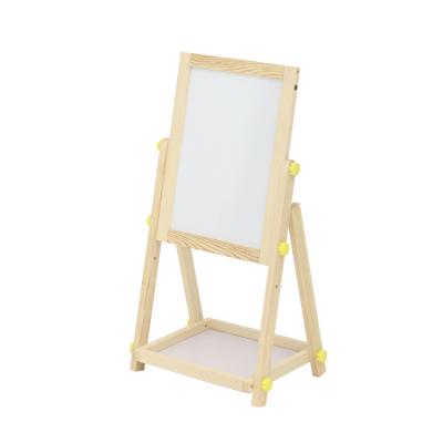 China Custom wholesales wooden color children's easel double-sided easel solid wood drawing board for sale