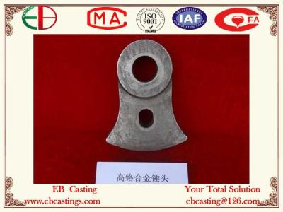 China High Cr White Iron Hammer Castings for Hammer Crushers EB19003 for sale