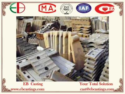 China ZG45Cr2Mo Low Cr Alloy Steel Cement Mill Lining System HRC48 EB5016 for sale