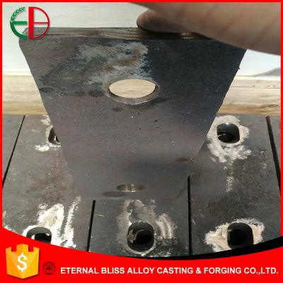 China AS2027 CrMo 15 3 High Cr Cast Iron Abrasion Resistant Plates HRC55 EB11044 for sale