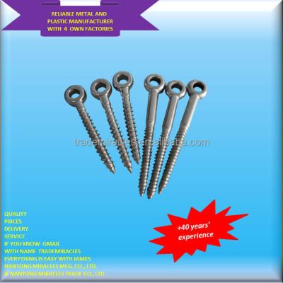 China CARBON STEEL ZINC AND STAINLESS STEEL SCREW EYE BOLT for sale