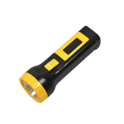 China Promotion Use Rechargeable Flashlight Small Emergency Flashlight Multi Functional Outdoor/Indoor High Power LED Plastic Outdoor Torch for sale