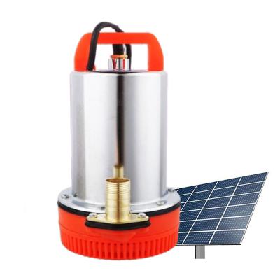 China Other Customizable DC Brush Solar Pumps Low Flow Plastic Impeller DC Brush Submersible Solar Water Pump Drinking Water For Home for sale