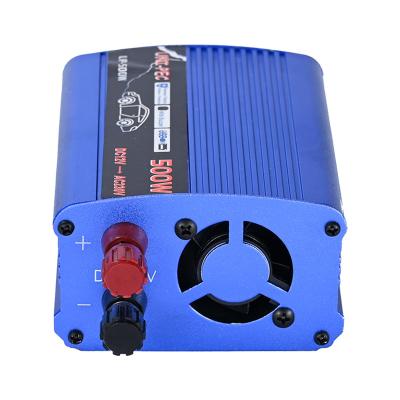 China Hot Selling CE Rohs Home Solar Power System 12v 24v DC To AC 110v 120v 220v 230v 240v 220w/500w Car Mini Power Inverter With Usb for sale