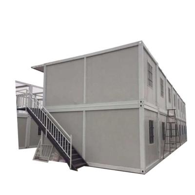 China Modern Flat Pack Container Villas Home 2 Room Keesson Prefab House for sale