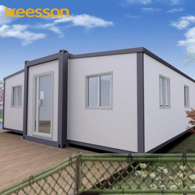 China Modern Keesson Cabin Fever Prefab 2000 Square Feet Large Homes Prefab Villas for sale