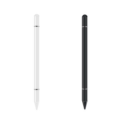 China Smooth Writing 2 in 1 Stylus Pen Disc Stylus Fiber Stylus for Mobile Phone Tablet Touch Screen Devices for sale