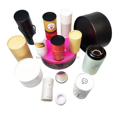 China Professional Round Paperboard Gift Recycled SUN Factory Box Materials Jewelry Foods Tea Cookie Cylinder Tour Newspapers Packaging Tube Boxes for sale