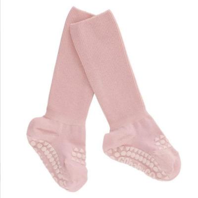 China Fashion Antibacterial New Nature Bamboo Fiber Baby Anti Slip Socks Baby Grips Crew Socks for sale