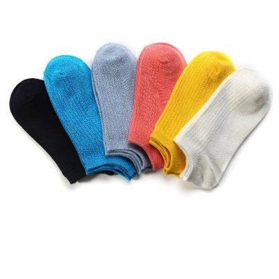 China QUICK DRY simple summer thin solid color ankle socks women bamboo ladies no show socks for sale