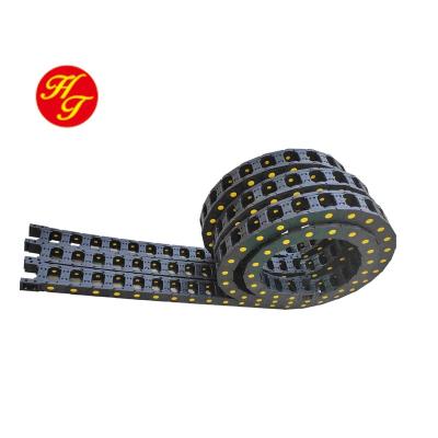 China Protective Cable or Wires or Hose Wire and Pipe Cable Carrier Cable Tray Plastic Black Igus Open Power Chain for sale