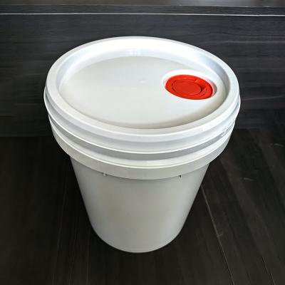 China Personalized Round Plastic Paint Bucket with Snap On Lids for sale