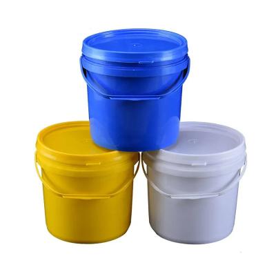 China CMYK Waterproof Custom 30 Litre Plastic Bucket With Lid For Indoor And Outdoor Use for sale