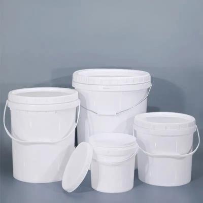 China Durable Stackable Seed Storage Round Plastic Bucket Custom Logo for sale