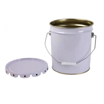 China Paint Metal Bucket With Color And Logo For Chemicals And Metal Paint Scuttle for sale