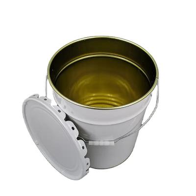 China 67g-1364g Net Weight Paint Bucket Metal With Removable Lid Rust Resistant for sale