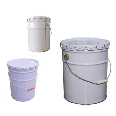 China Stackable Rust Proof 5 Gallon Metal Paint Bucket For Paint  Solvent for sale