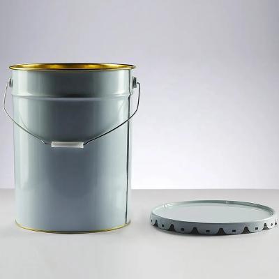 China Multi Colors Durability Aquatic Based Metal Paint Bucket And Lid For Interior Walls And Ceilings for sale