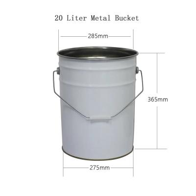 China Customizable Eco Friendly Water Based Metal Paint Pail 1L-40L for sale