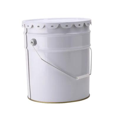 China Eco Friendly Water Based Paint Bucket With Customizable Color 20l Paint Tin for sale