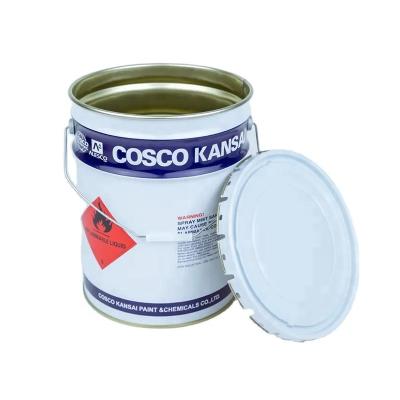 China Eco Friendly Recyclable Metal Paint Bucket Customized For Chemical Protection for sale