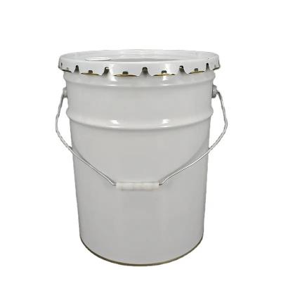 China Customizable Recyclable Metal Tinplate Pails With Removable Lid For Indoor And Outdoor Use for sale