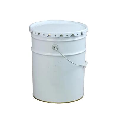 China Durable Metal Drum Seed Storage Iron Paint Bucket Metal With Handle And Holes for sale