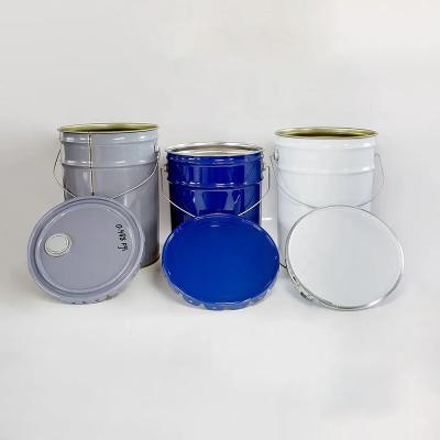 China Iron Metal Paint Can Lids With Offset And CMYK 4 Color Printing 15L for sale