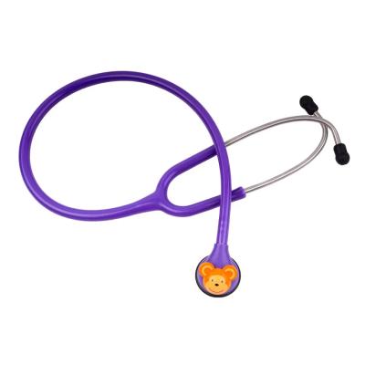 China HONSUN HS-30Q Noise Resistant Purple Pediatric Stetoscope With Cartoon Style for sale