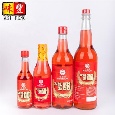 China HACCP water OEM or our brands Wholesale Bulk Halal Meat Chinese Red Rice Vinegar for sale