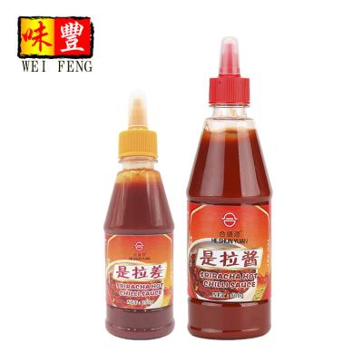 China Factory Halal 250g Squeeze Bottled Spicy Red Pepper Sriracha Hot Chili Sauce 250g for sale