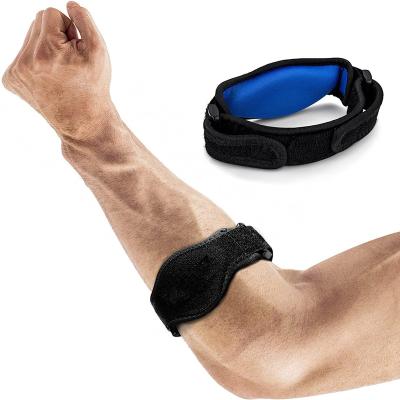 China Universal good quality ODM and OEM tennis elbow support brace pad forearm band with compression pads for tendonitis elbow pain for sports for sale