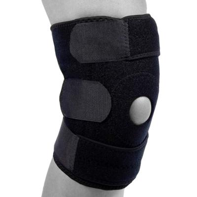 China Universal best breathable open patella knee sleeve support brace compression powerlifting knee bands for tendonitis basketball unisex for sale