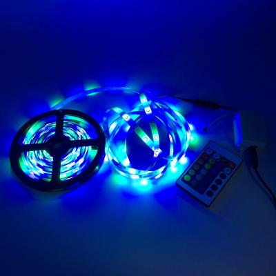 China Indoor and Outdoor Decorative Lighting 5050 2835 12V 24V WiFi/Music Sensing RGB Floor LED Strip Light Smart Remote Flexible Waterproof RGB Light for sale