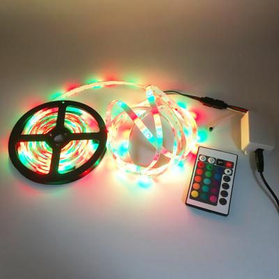 China Indoor and Outdoor Decorative Lighting Waterproof 5050 LED Color-Changing Flexible RGB LED Light Strip for sale