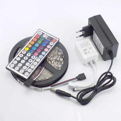 China Lamp Beads Card 8mm 3.8W 12V 10m Double Side Volume Flexible LED Strip 22-24LM Led Smart WiFi RGB LED Light Remote Control Waterproof Strip for sale