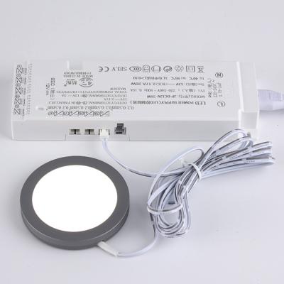 China Wireless PIR Light Night Lamp Wardrobe LED Cabinet Light Easy Installation Furniture Display LED Puck Light For Cabinet for sale