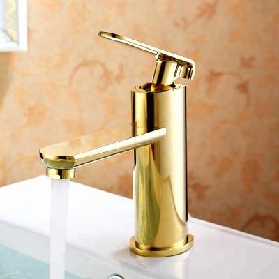 China Factory price bradd gold metered solid basin faucets faucets for sale