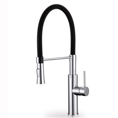 China Sense Faucets Kaiping Faucet Manufacturer Pull Out Kitchen Sink Faucet With PEX Pipe for sale